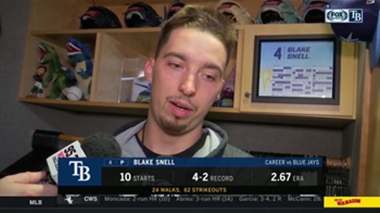 Blake Snell evaluates his start after Rays' walk-off win