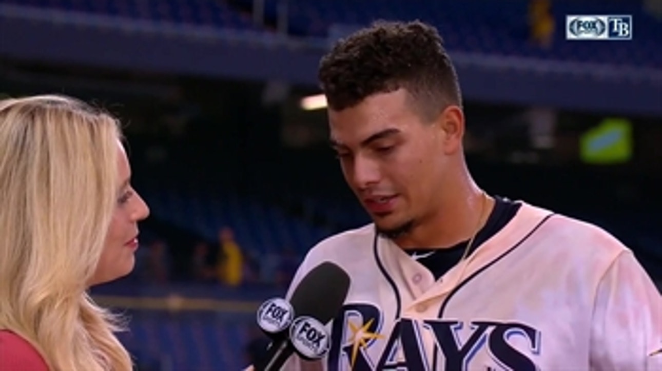 Willy Adames talks about coming through with walk-off hit in extras