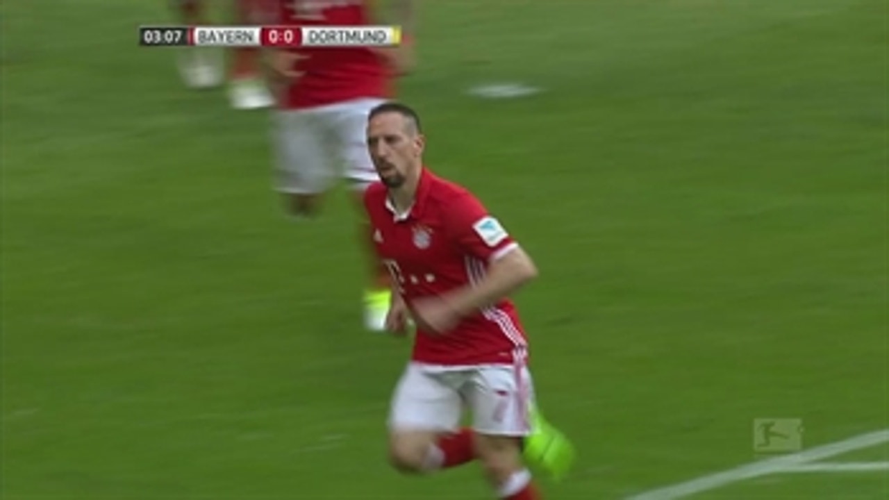 Frank Ribery breaks the deadlock for Bayern Munich ' 2016-17 Bundesliga Highlights