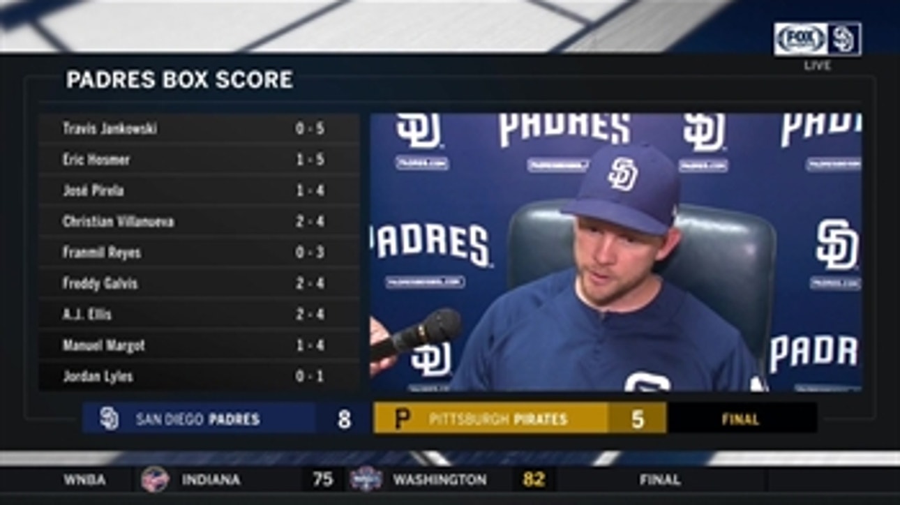 Andy Green comments on the Padres' comeback win