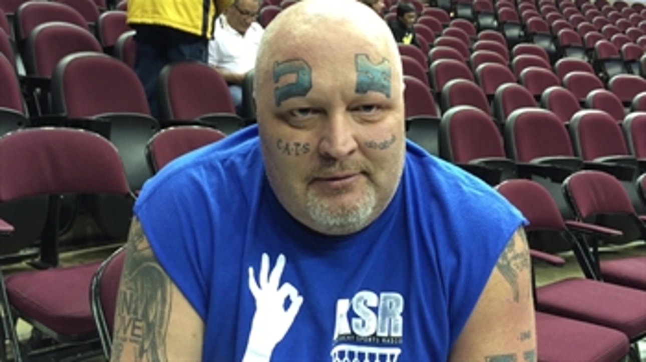 Diehard Kentucky fan has serious tattoos