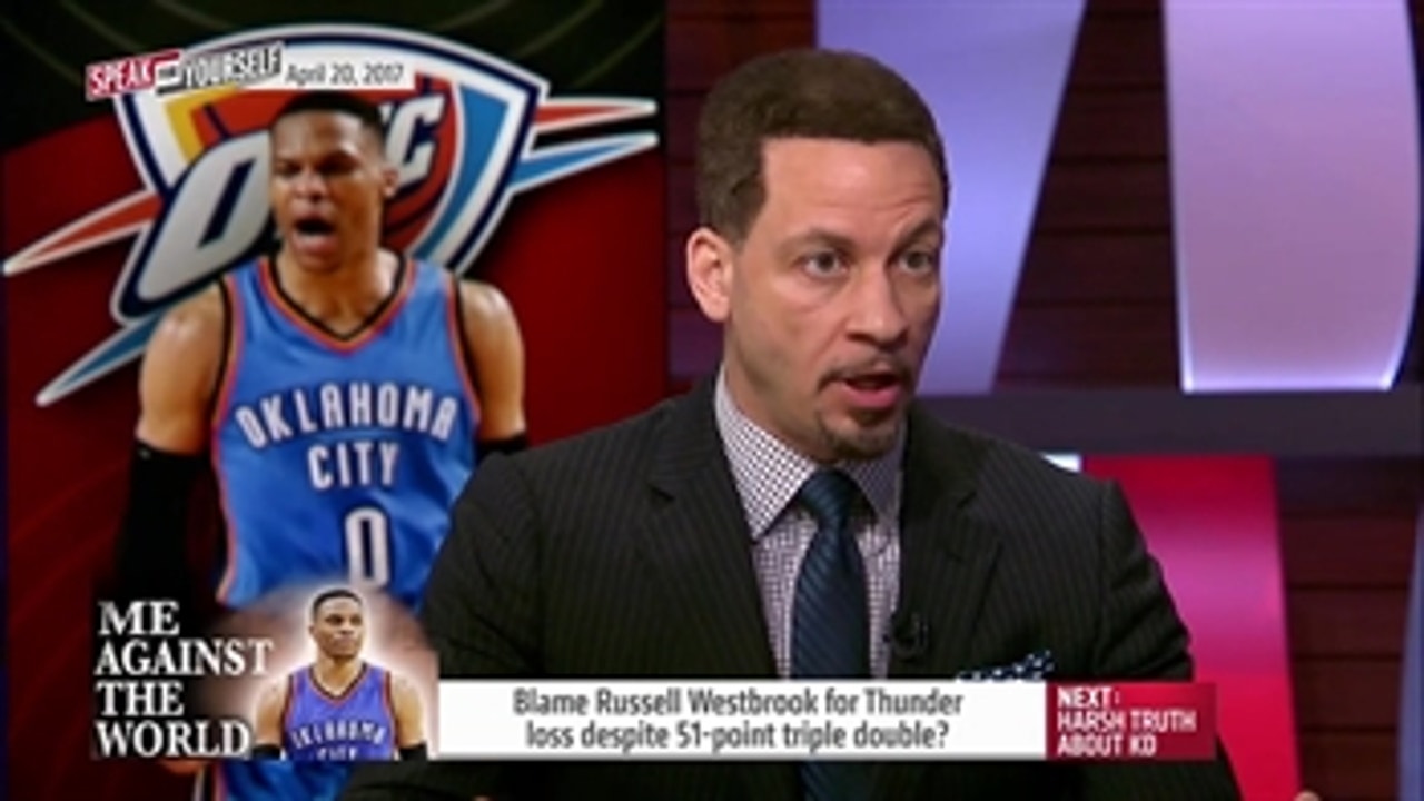 Westbrook drops 51-point triple double in Thunder loss - blame him? | SPEAK FOR YOURSELF
