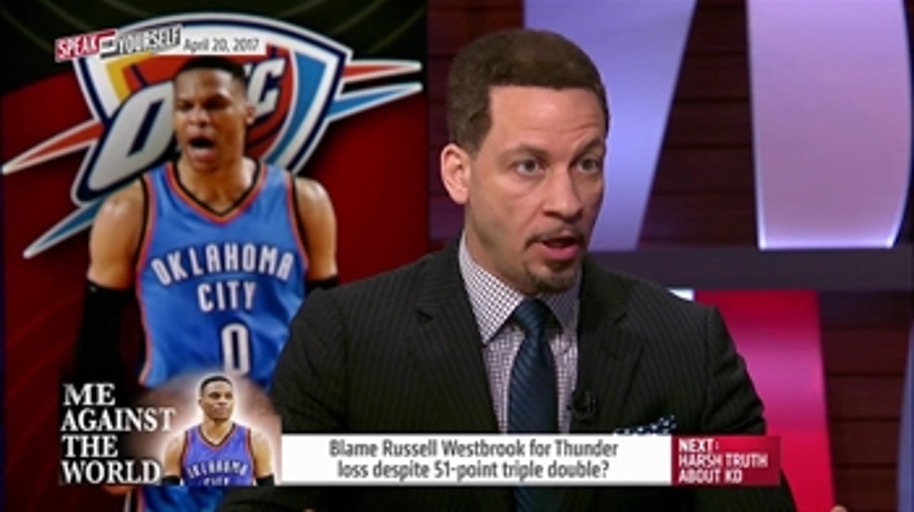 Westbrook drops 51-point triple double in Thunder loss - blame him? | SPEAK FOR YOURSELF