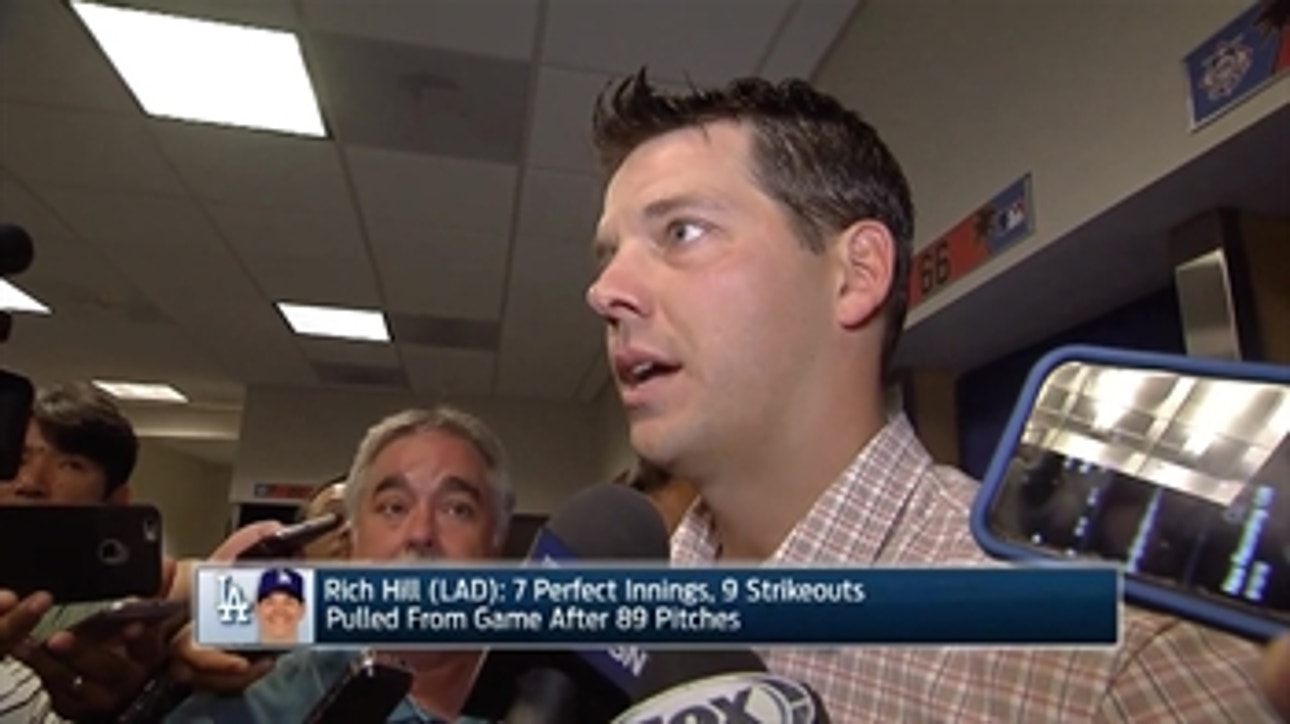 Rich Hill on being removed from start: It happened and you move on