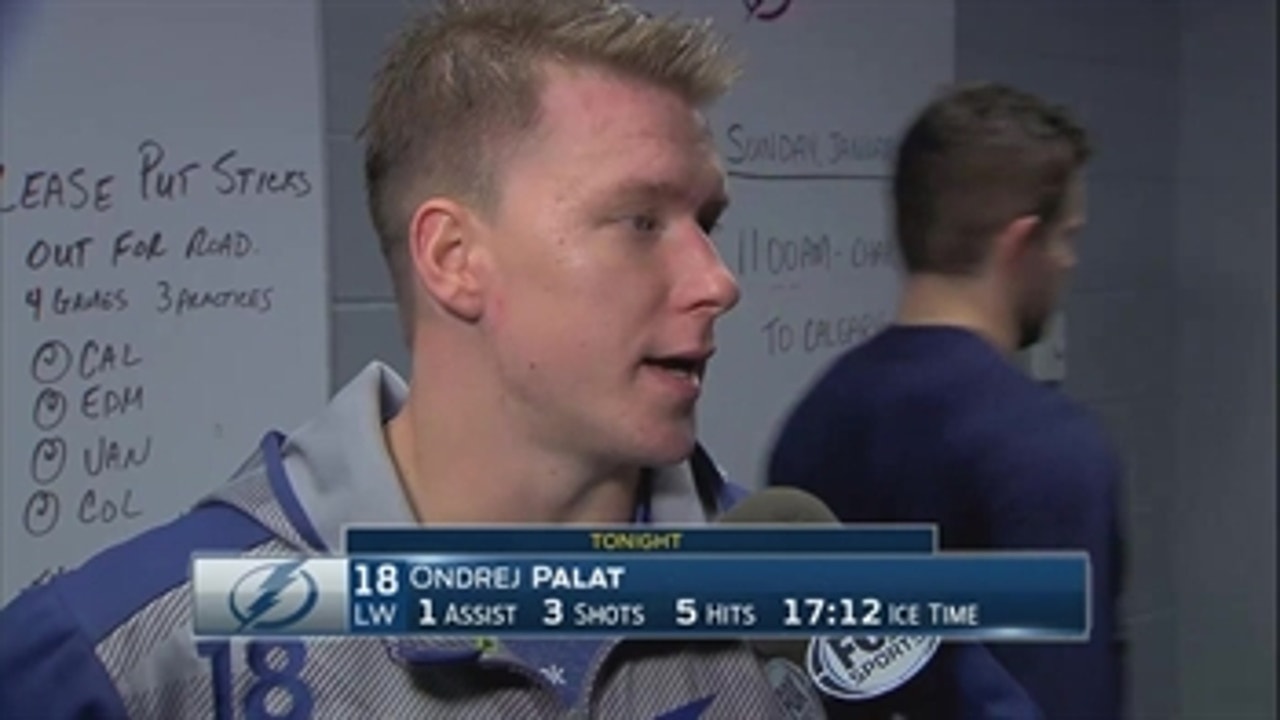 Ondrej Palat returns in Lightning victory