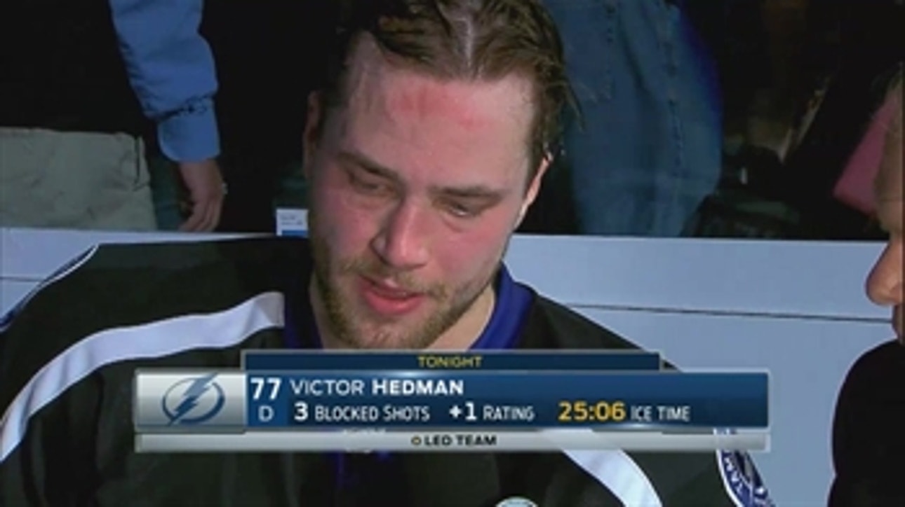 Victor Hedman on Lightning's strong opening periods