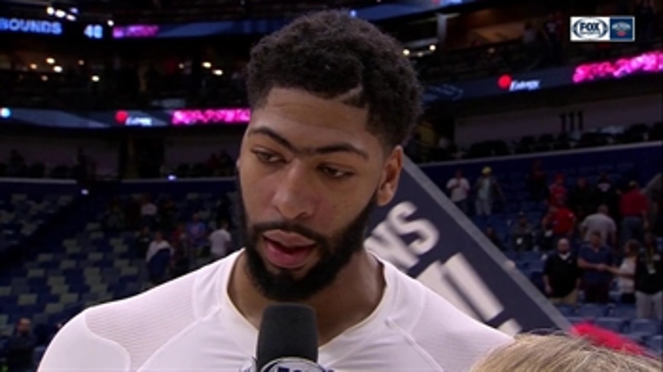 Anthony Davis on being back in the WIN Column