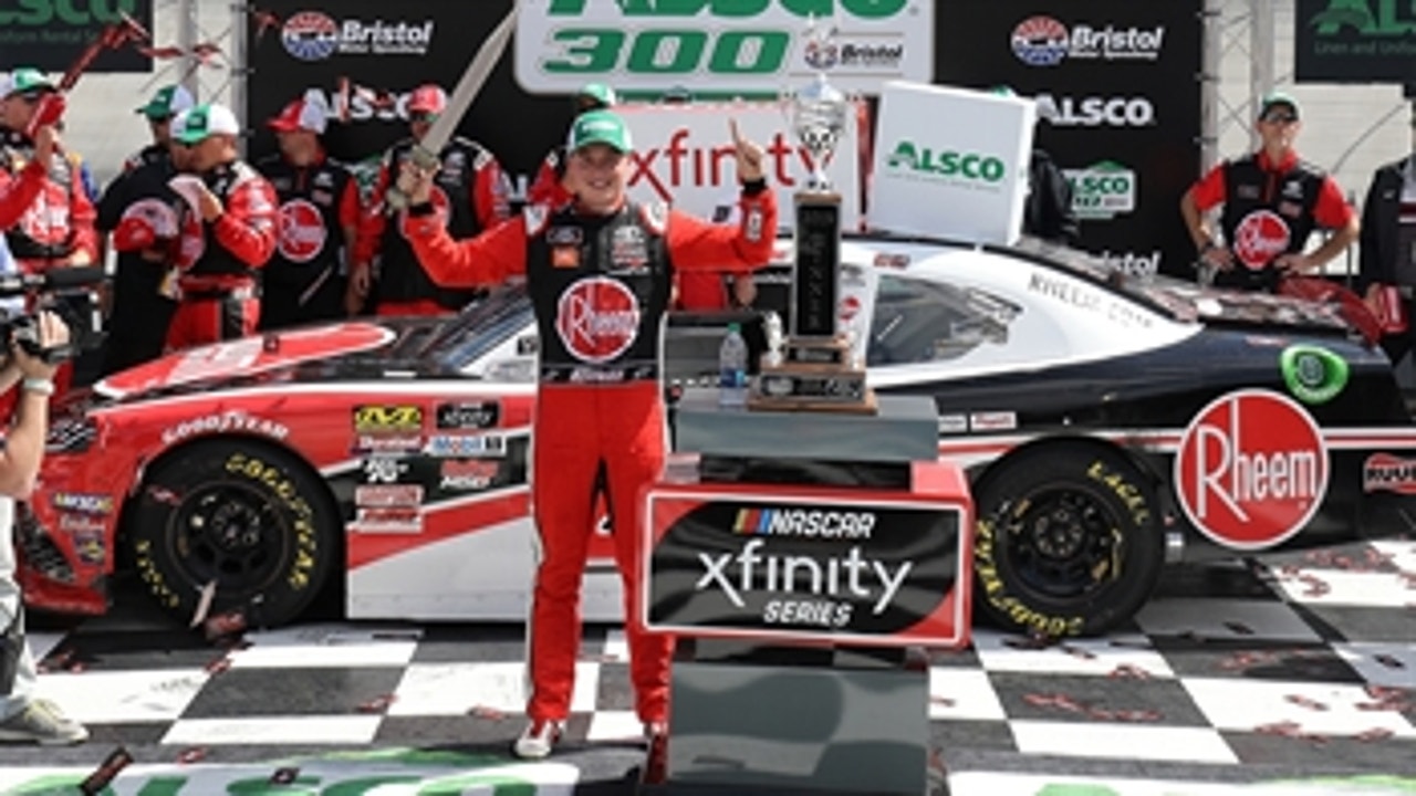 Christopher Bell claims Xfinity win and $100,000 bonus in Bristol