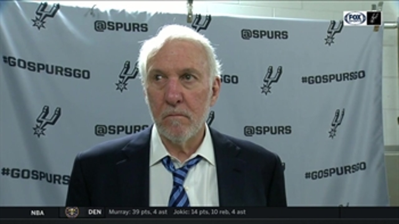 Gregg Popovich on the Spurs loss against the Bucks on the Road