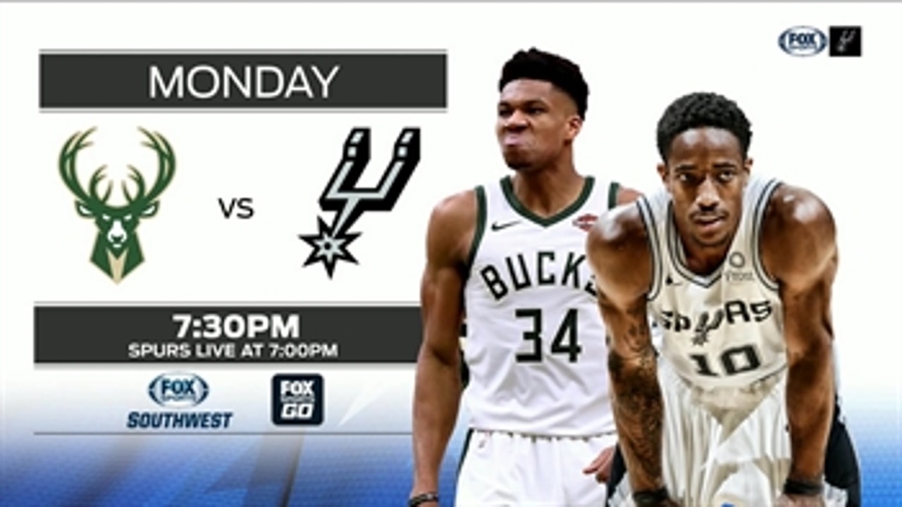 LOOK AHEAD: Spurs vs. Bucks ' Spurs Live