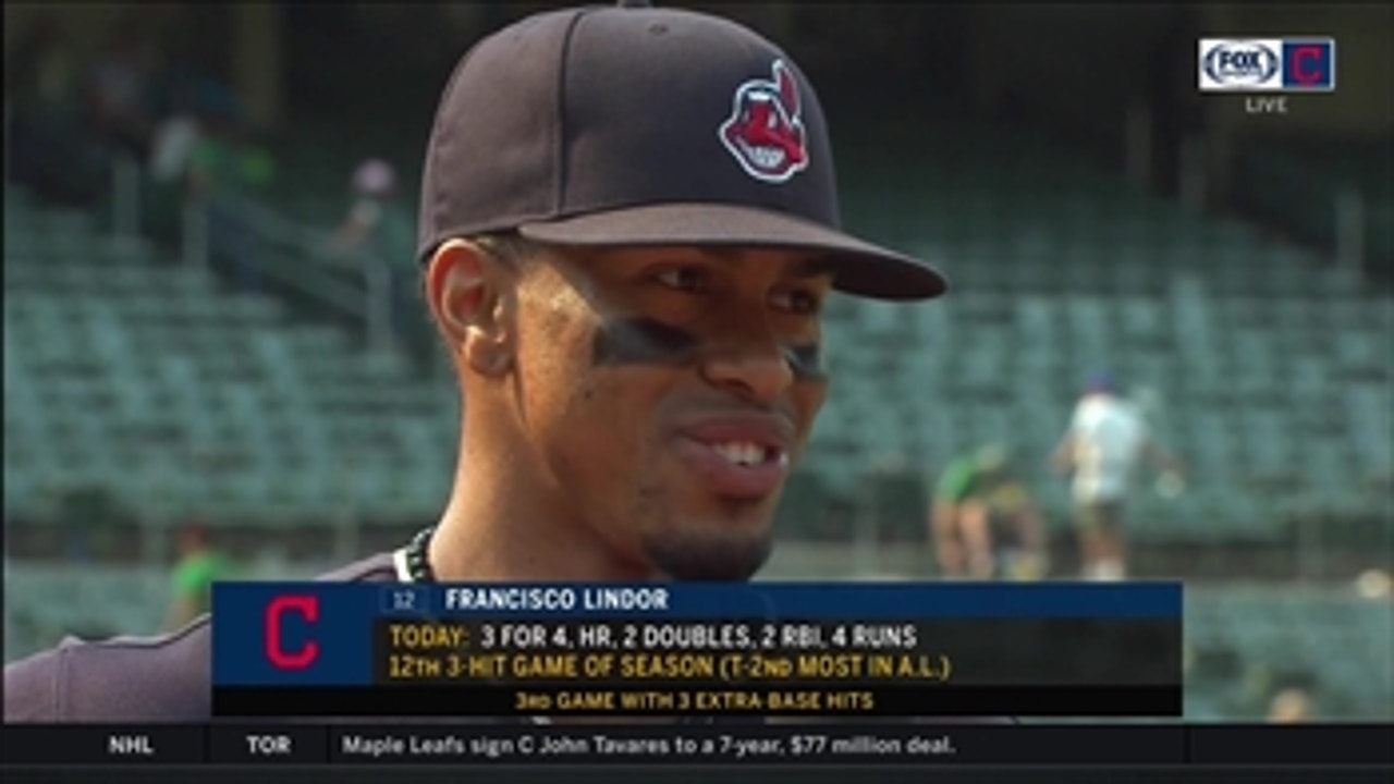 Francisco Lindor is focused on scoring runs, setting table for guys behind him