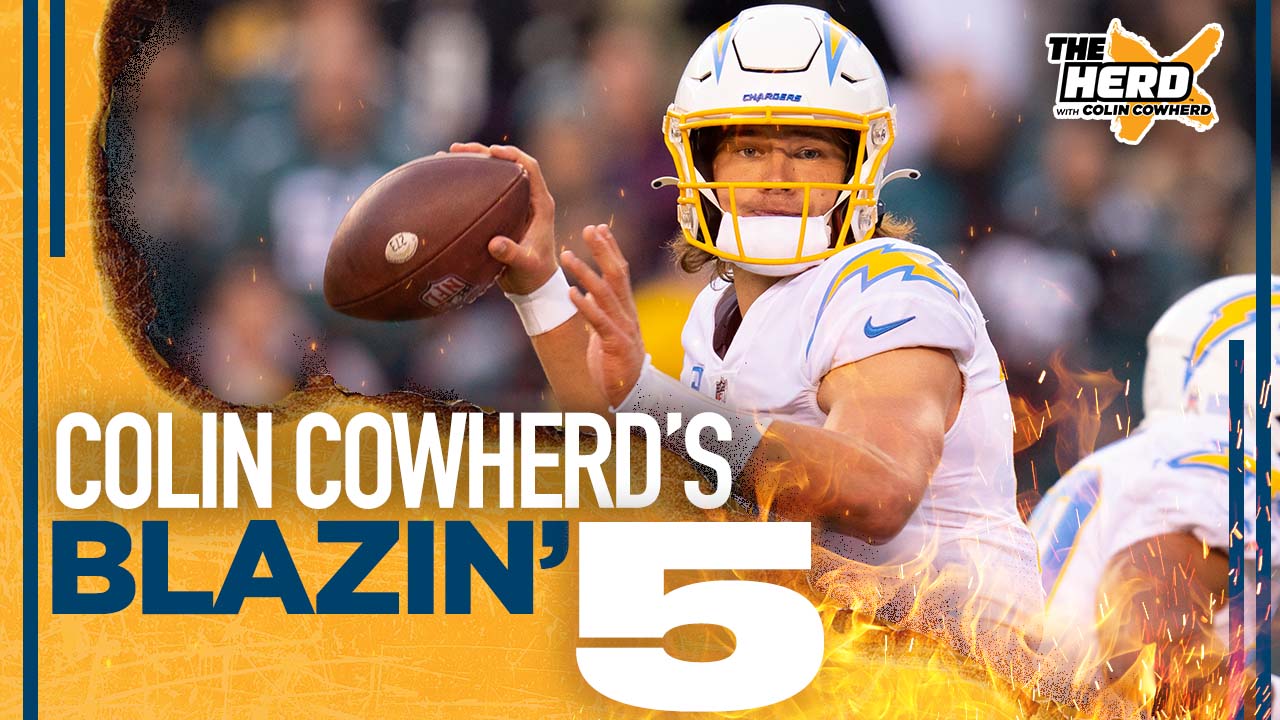 Blazin' 5: Colin Cowherd's picks for Week 10 of the 2021 NFL season ' THE HERD