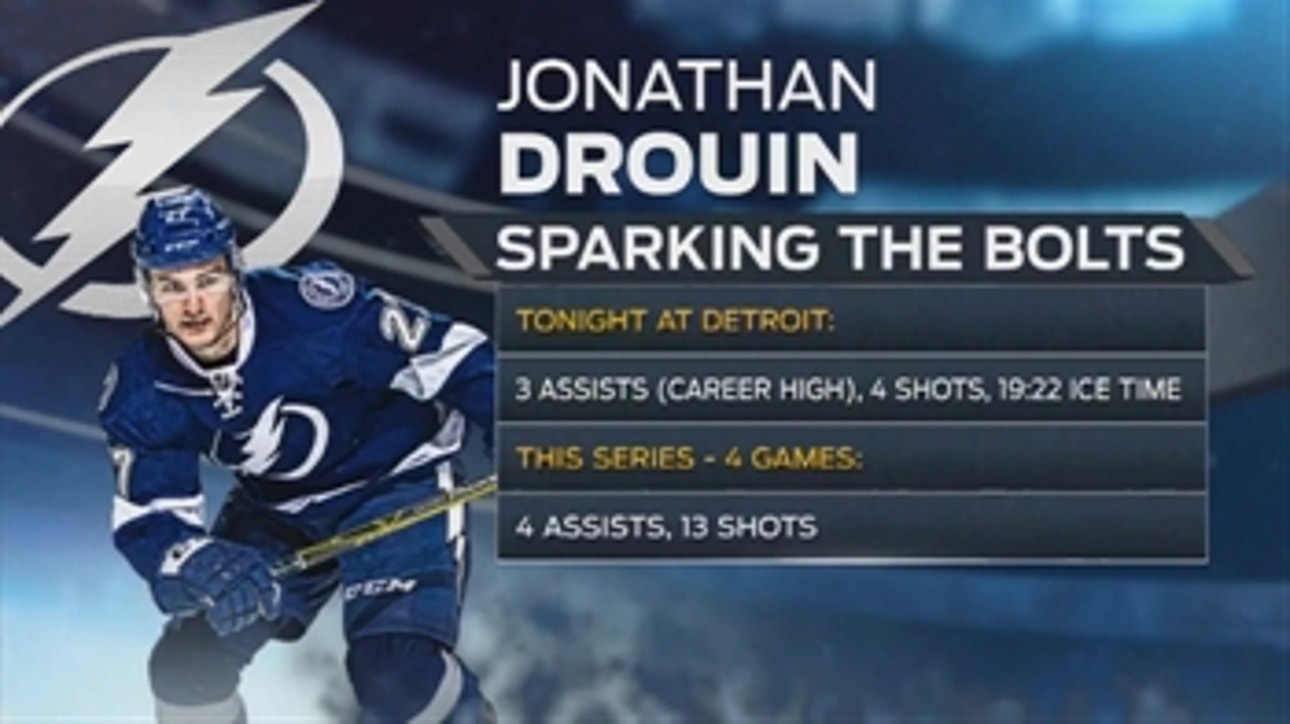 Jonathan Drouin dishes it out in Game 4 victory