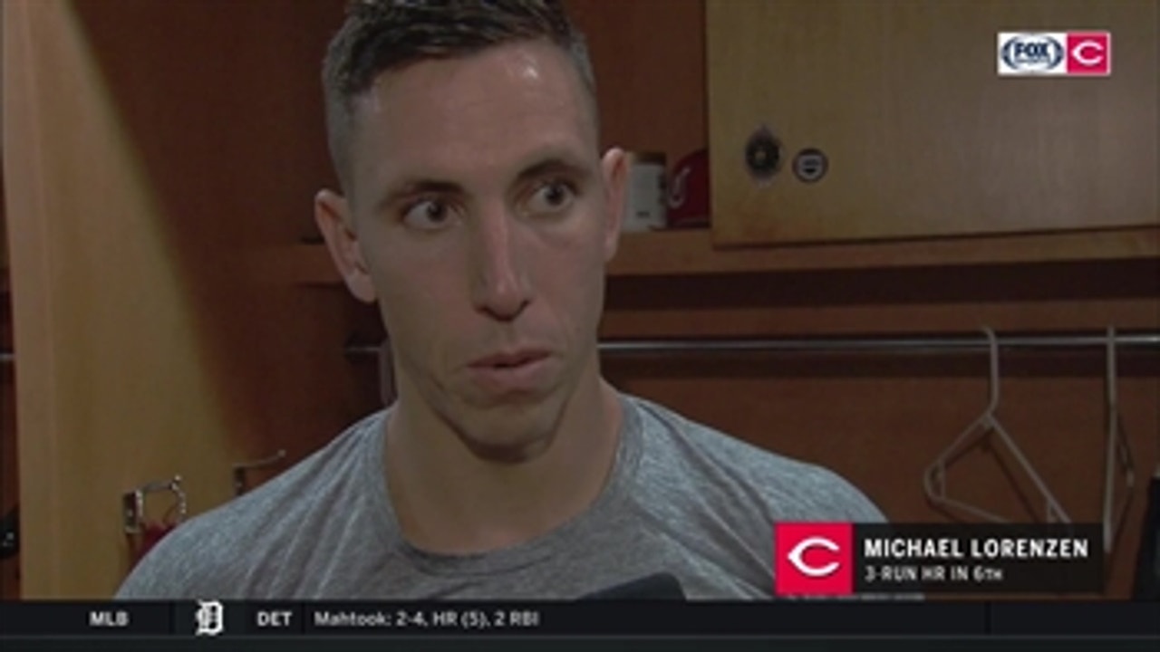 Michael Lorenzen explains strange at bat leading up to HR