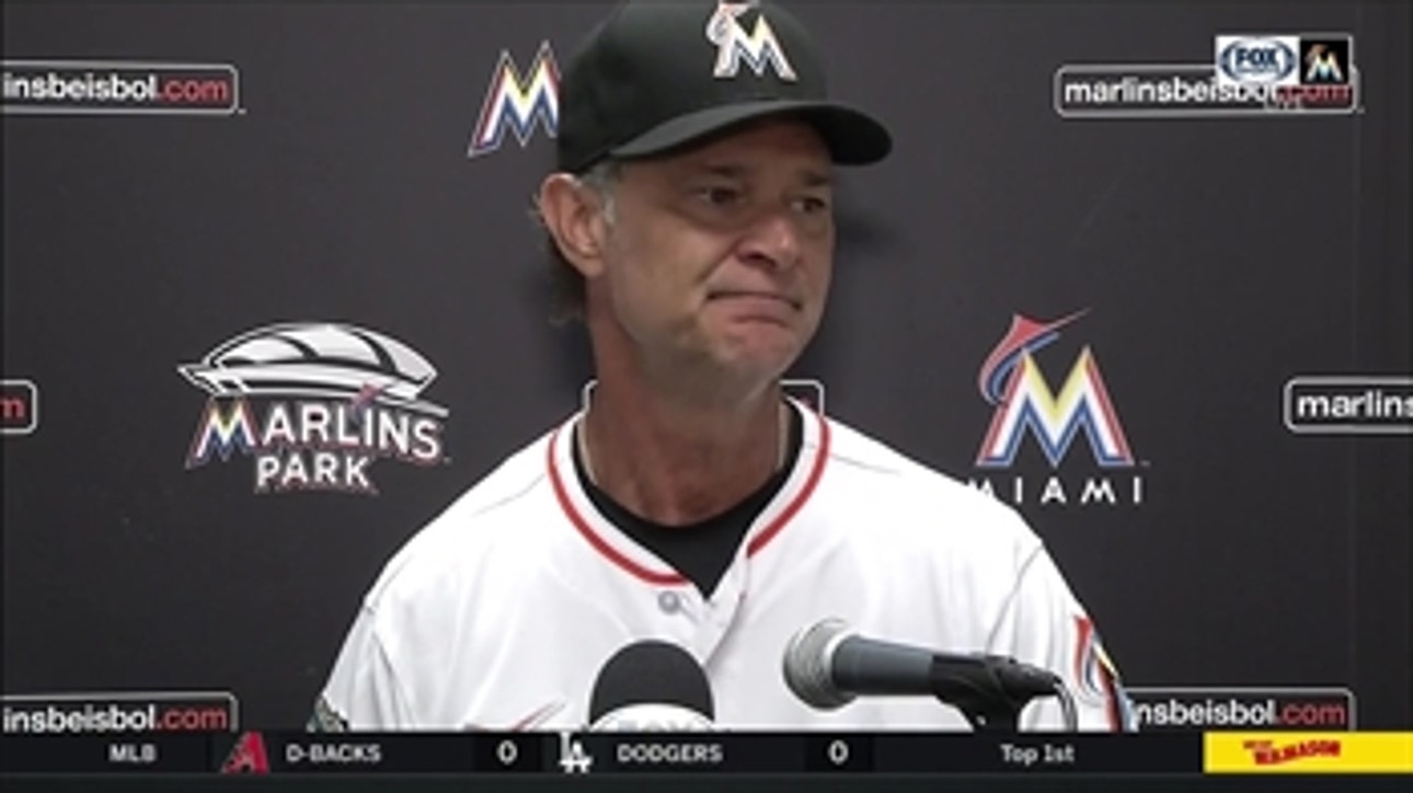 Don Mattingly discusses MLB debut of pitcher Jeff Brigham