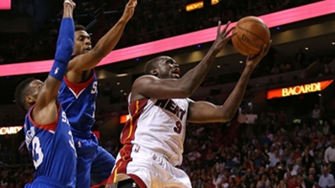 Deng helps Heat beat 76ers