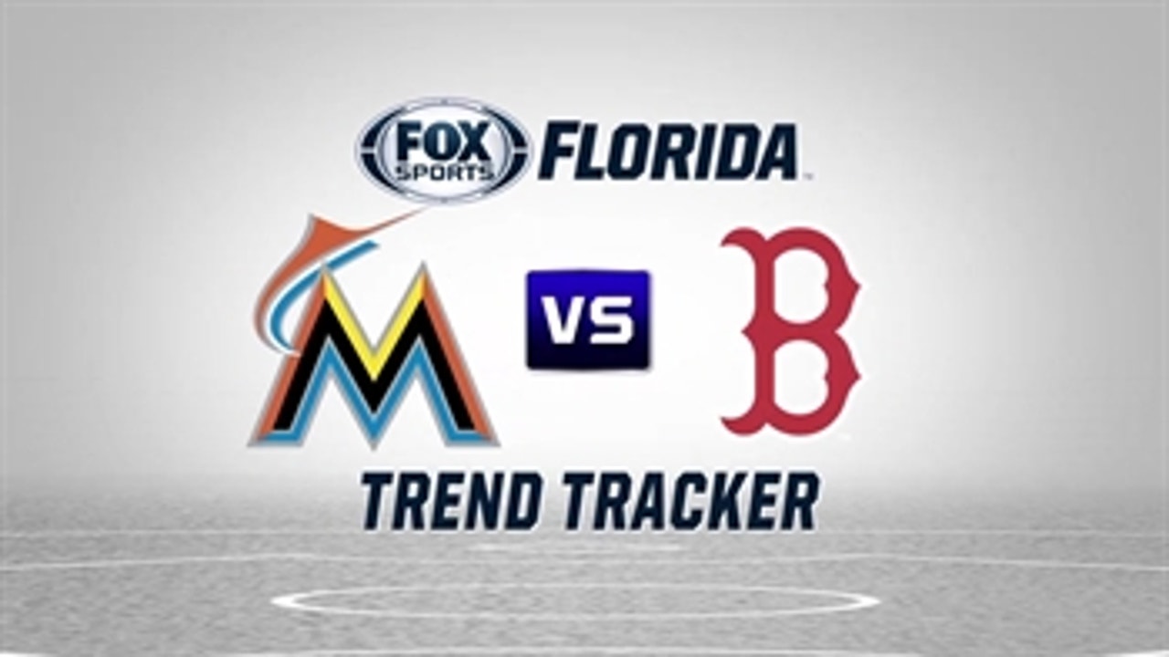 Trend Tracker: Boston Red Sox at Miami Marlins