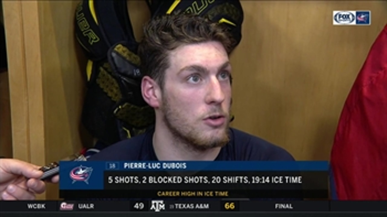 Pierre-Luc Dubois explains how the Blue Jackets are so successful in OT