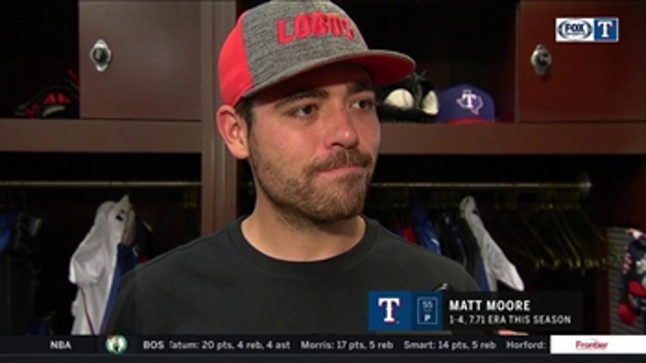 Matt Moore on getting run support in 7-6 win over Tigers