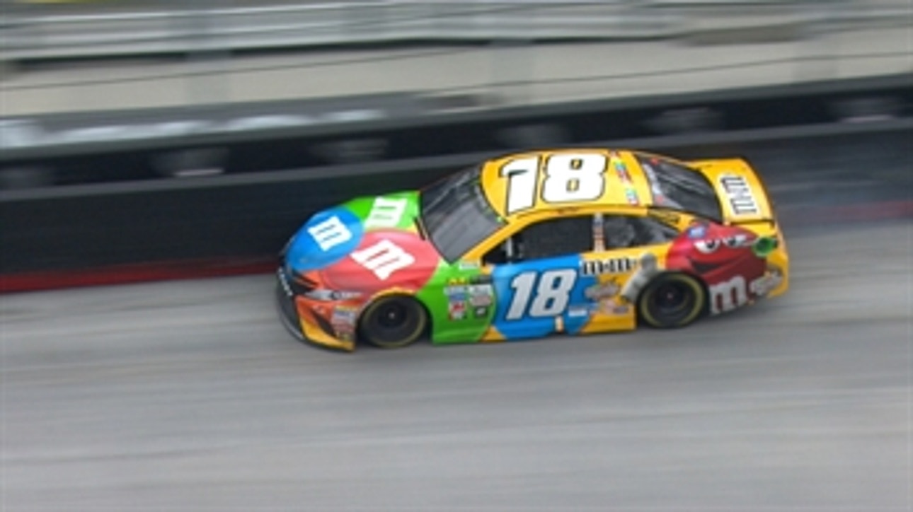 Kyle Busch Blows Right-Front Tire ' 2017 BRISTOL ' FOX NASCAR