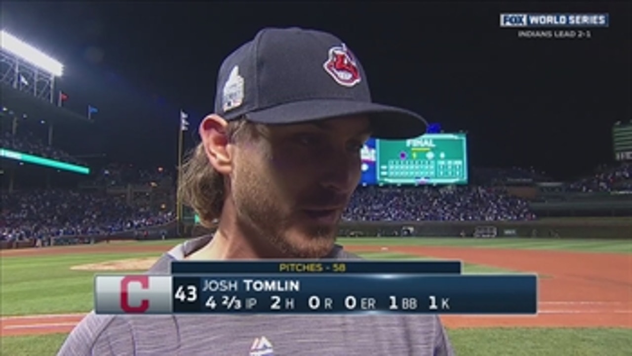 Tomlin gives up only 2 hits in Indians' Game 3 shutout win