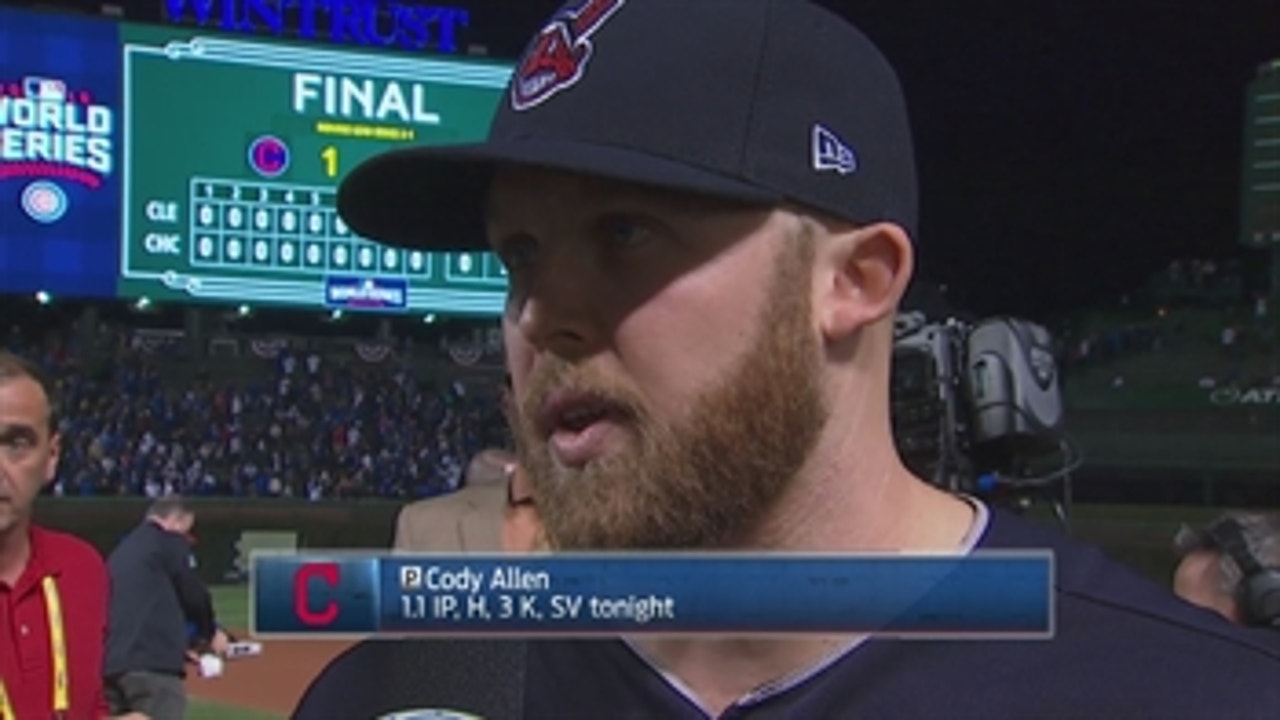 Cody Allen describes intense 9th inning in World Series Game 3
