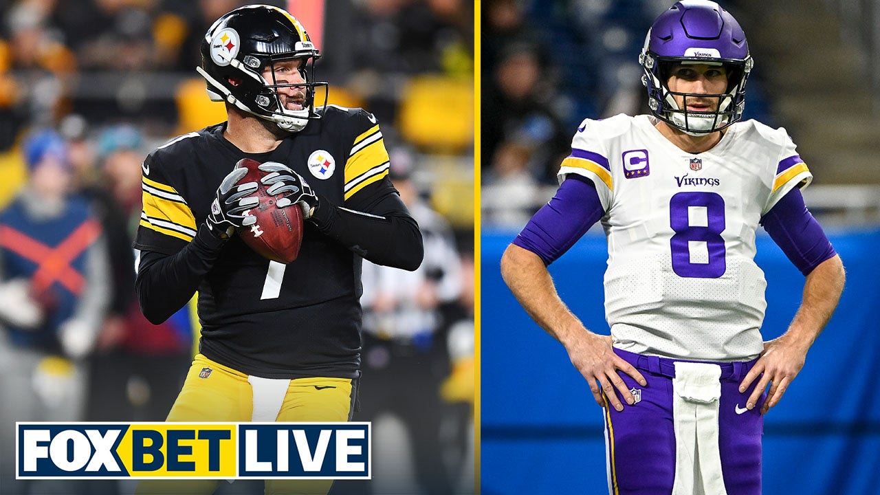 Geoff Schwartz: I love the Steelers against a banged-up Vikings team and Kirk Cousins on primetime I FOX BET LIVE