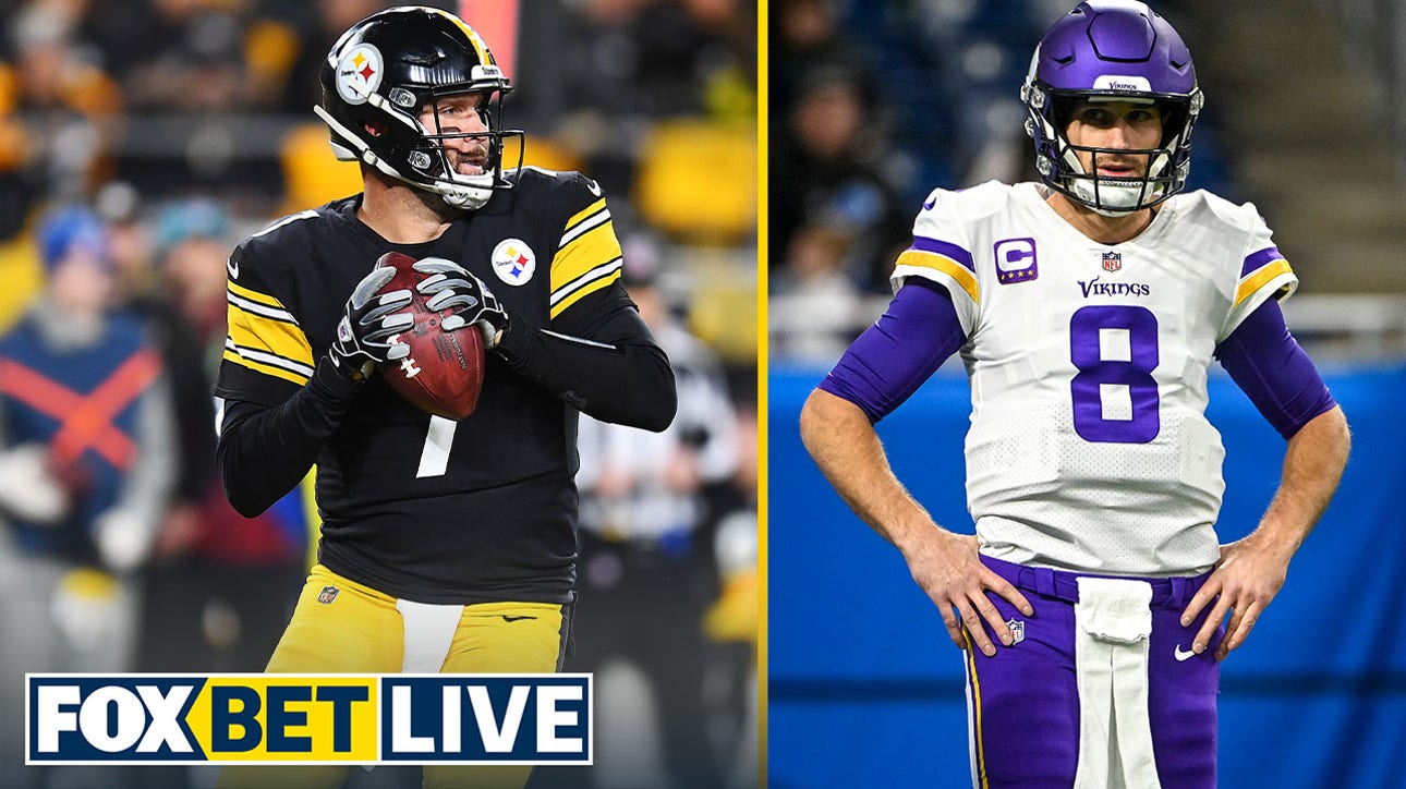 Geoff Schwartz: I love the Steelers against a banged-up Vikings team and Kirk Cousins on primetime I FOX BET LIVE