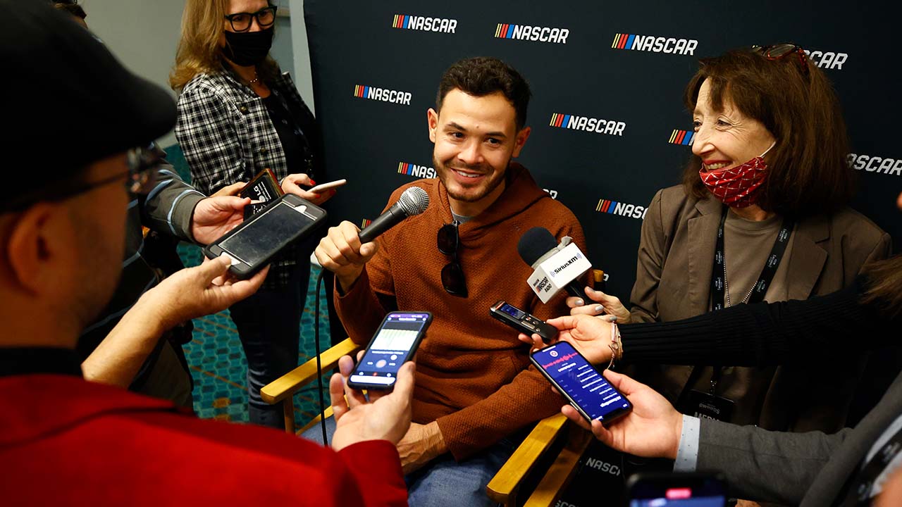 Kyle Larson did not really enjoy the break he took from racing during the offseason