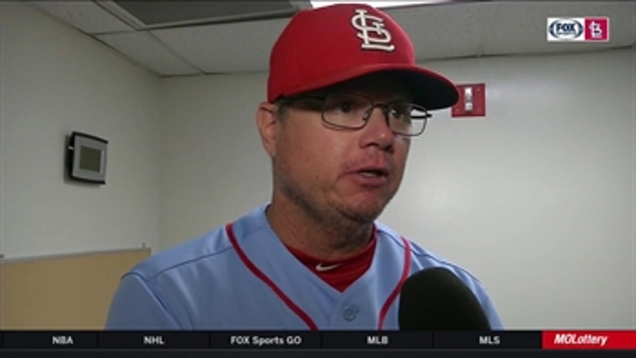 Shildt after Cards' loss to Athletics: 'We beat ourselves tonight'