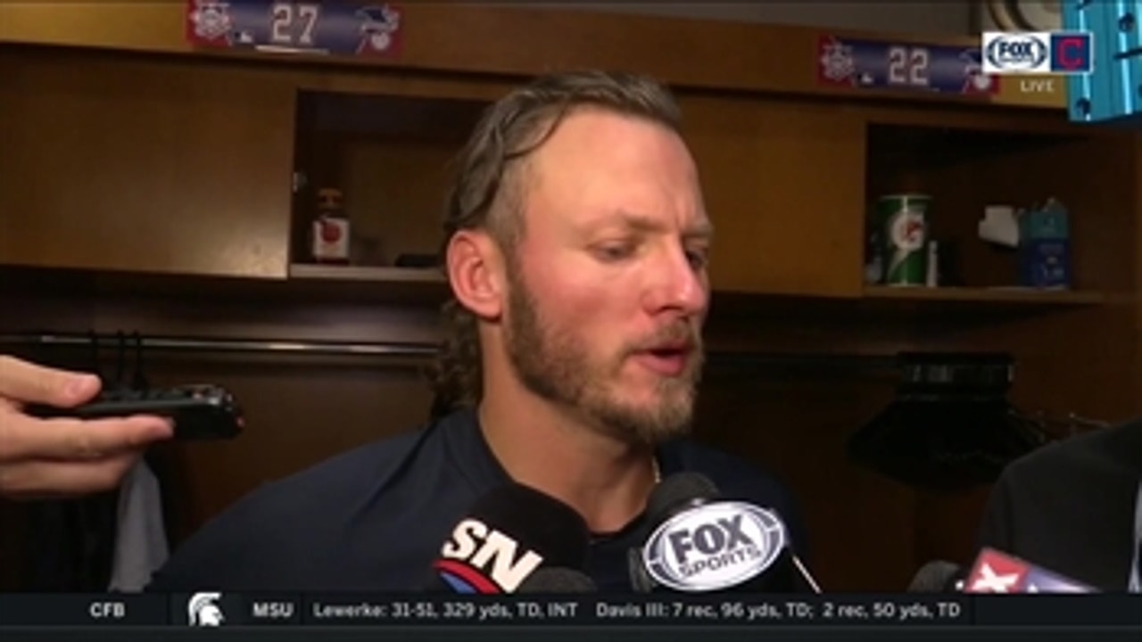 Josh Donaldson explains his decision to field Altuve's ground ball down the line in Game 2 of the ALDS