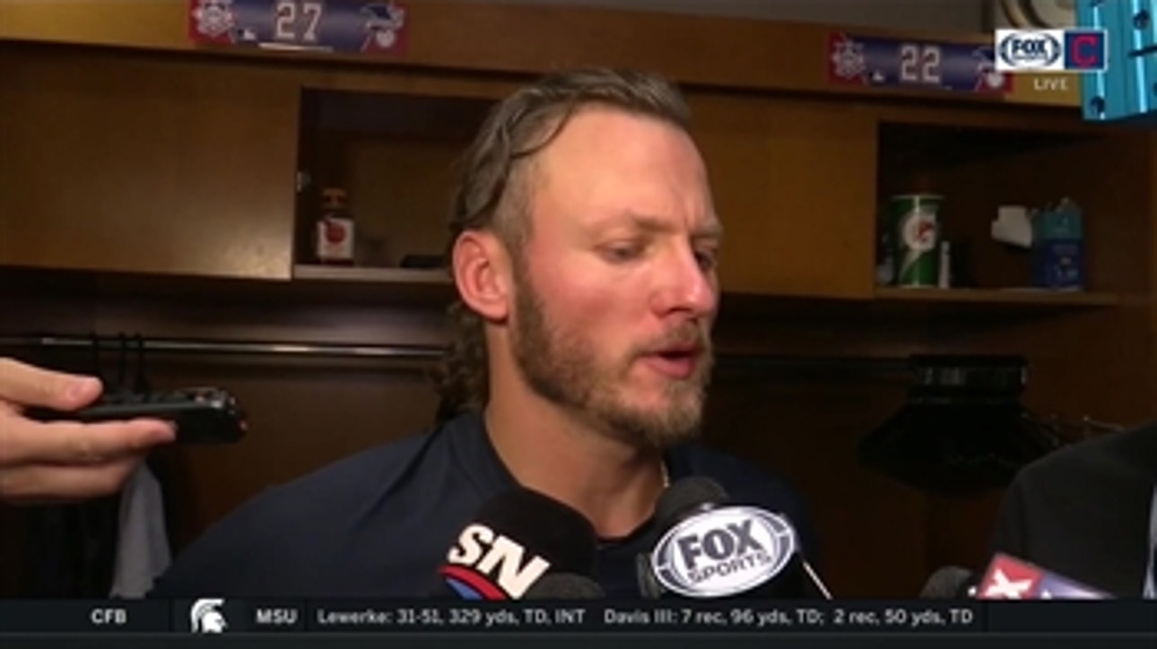 Josh Donaldson explains his decision to field Altuve's ground ball down the line in Game 2 of the ALDS