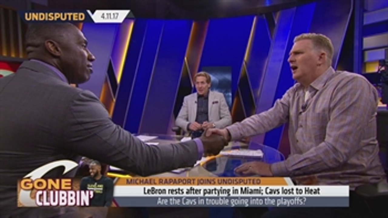 Michael Rapaport bets Shannon Sharpe LeBron doesn't win 2017 NBA Finals ' UNDISPUTED