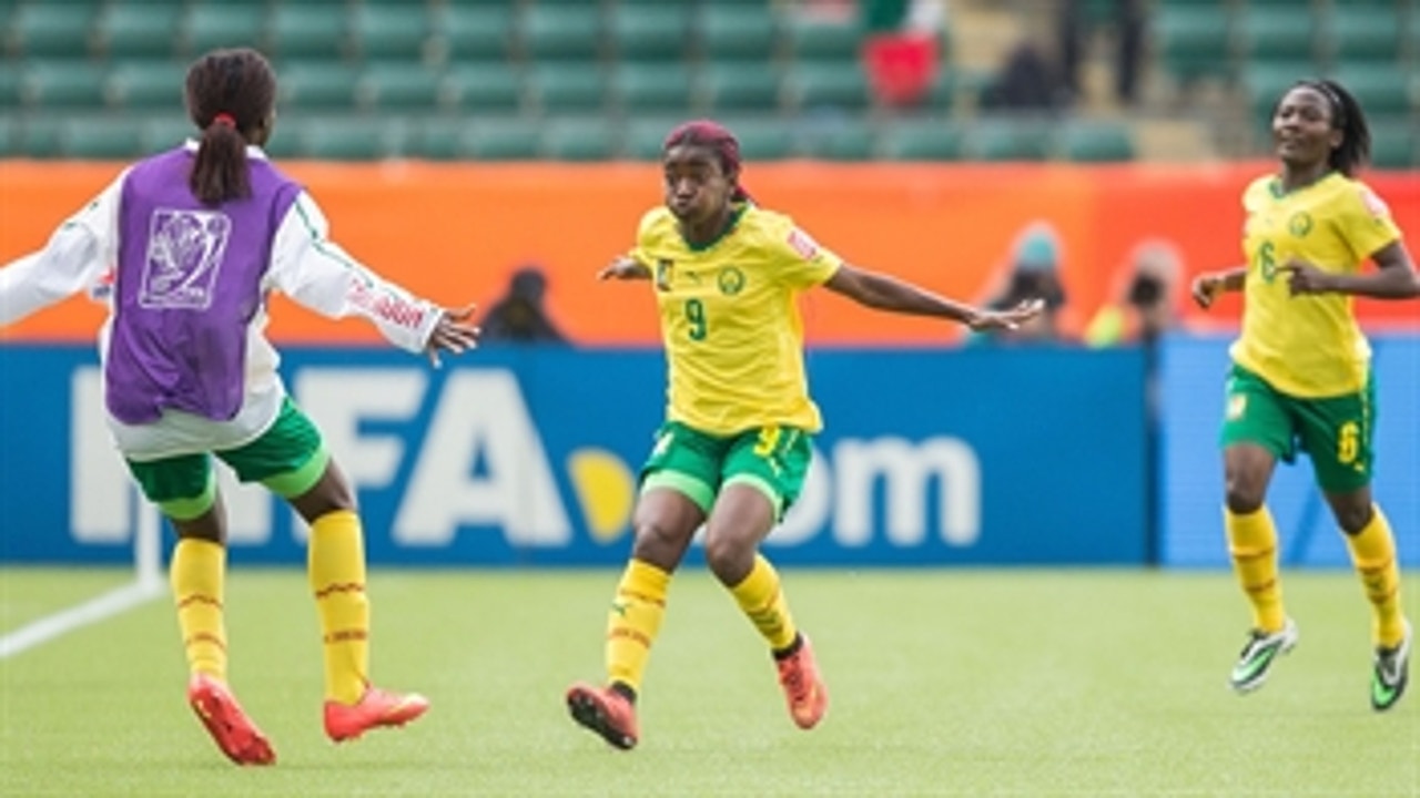 Cameroon goes up 2-1 against Switzerland - FIFA Women's World Cup 2015 Highlights