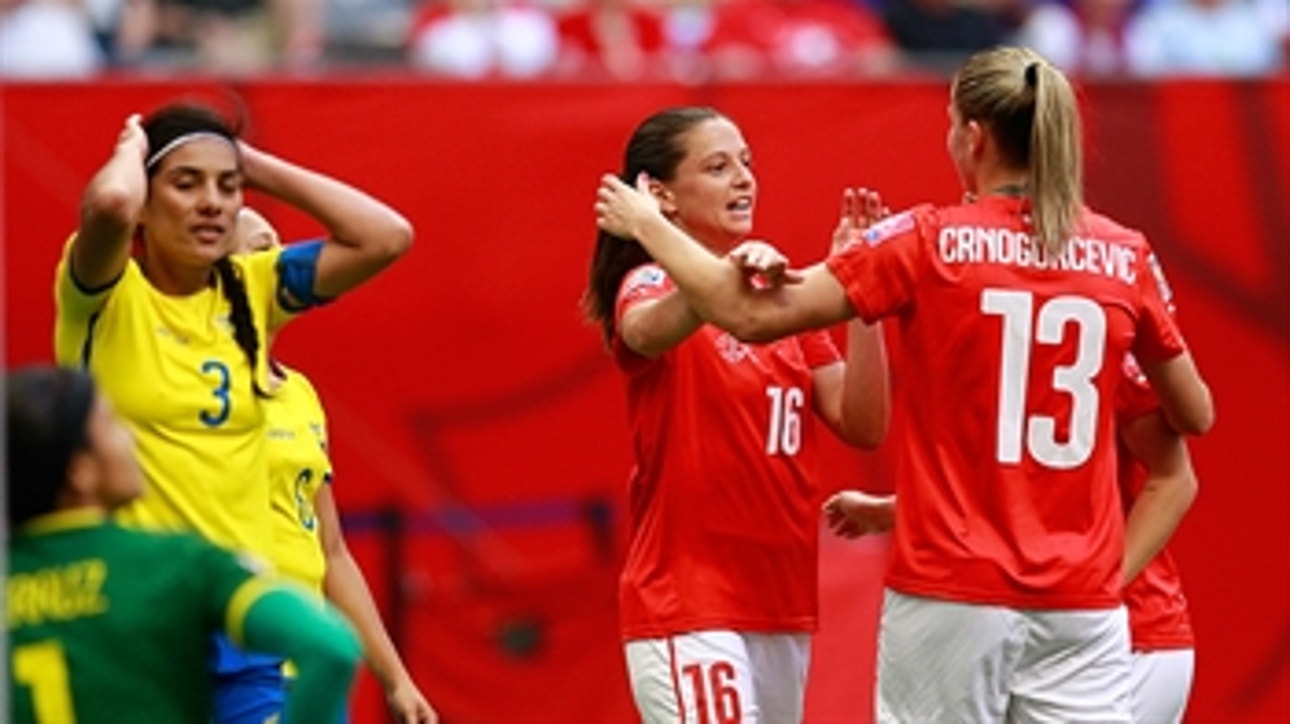 Crnogorcevic goal puts Switzerland in front - FIFA Women's World Cup 2015 Highlights