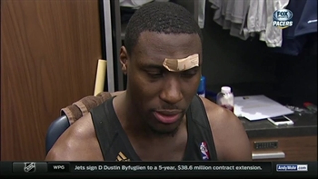 Mahinmi brushes off eight stitches vs. Lakers: 'It's just a little cut'