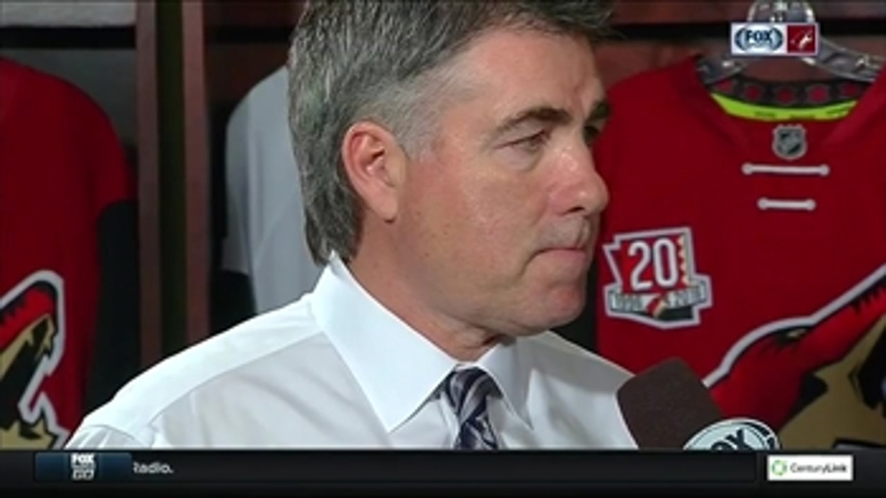 Dave Tippett: Things are coming along in the right direction