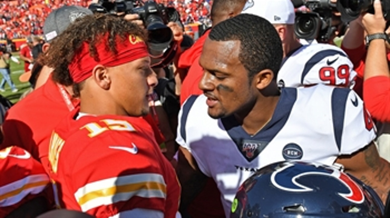 Shannon Sharpe says Patrick Mahomes is a better QB than Deshaun Watson: 'It's not even close'