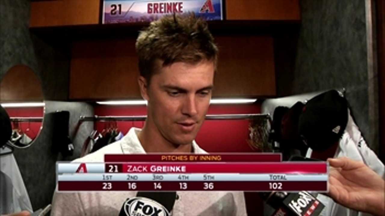 Zack Greinke: I was missing by a little bit