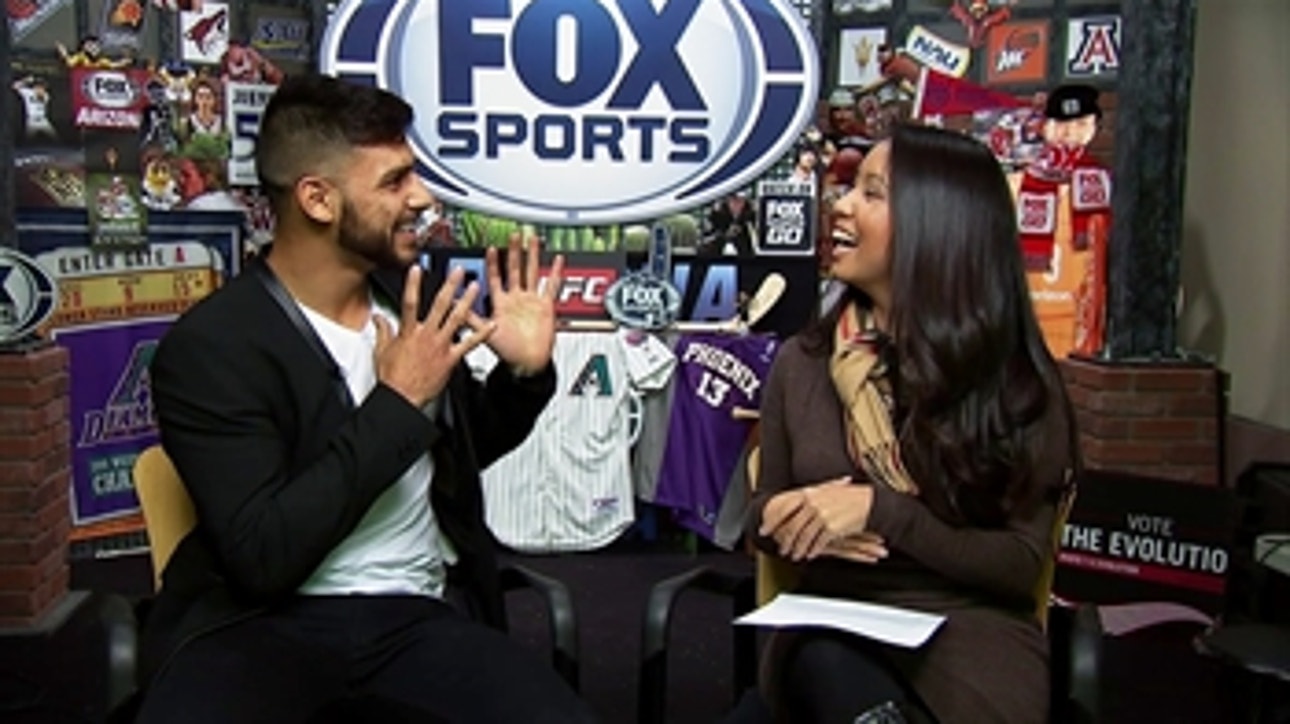 Back and forth with Yair Rodriguez