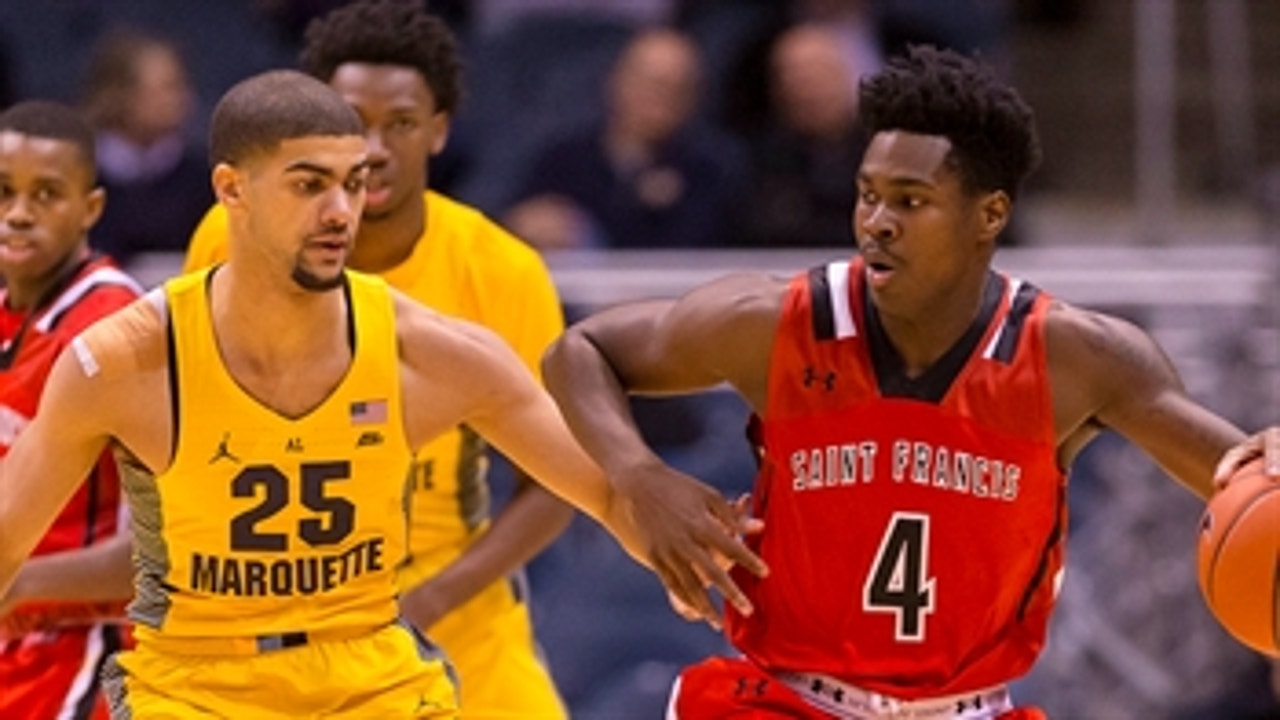 Marquette Golden Eagles defeat St. Francis Red Flash in Milwaukee
