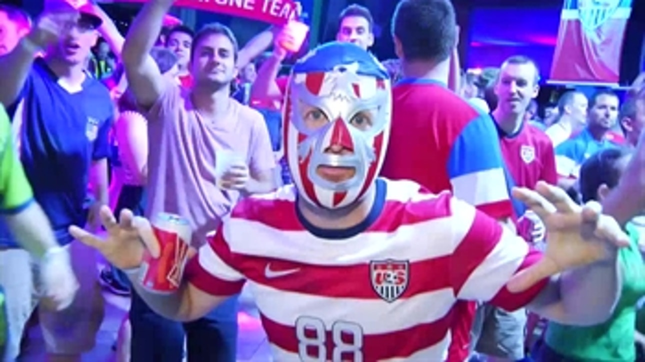 U.S. Soccer fans rally in Brazil