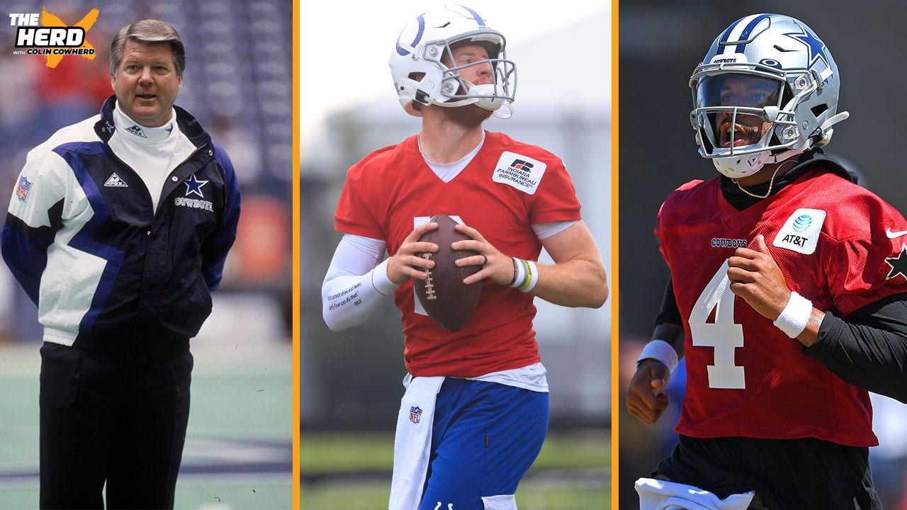 Jay Glazer provides Carson Wentz & Dak Prescott injury updates, celebrates Jimmy Johnson ahead of HOF Game I THE HERD