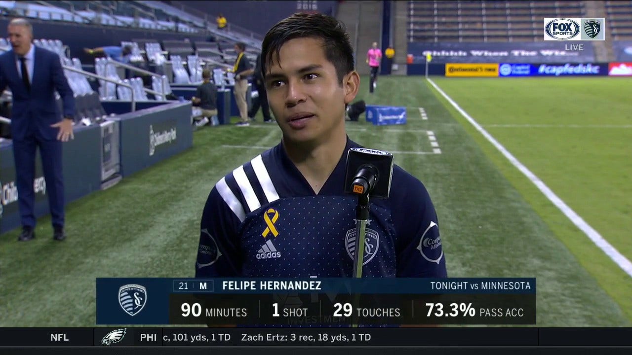 Hernandez after shutout win: 'We worked hard, we grinded it out and got three points'