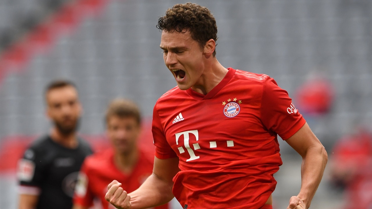 Bayern takes commanding 2-0 lead over Düsseldorf off Benjamin Pavard's brilliant header