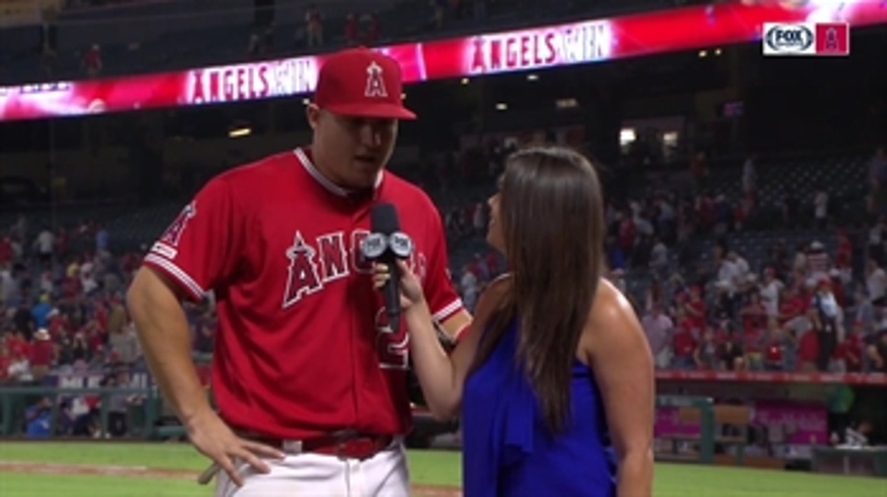 Mike Trout hit his 40th home run tonight