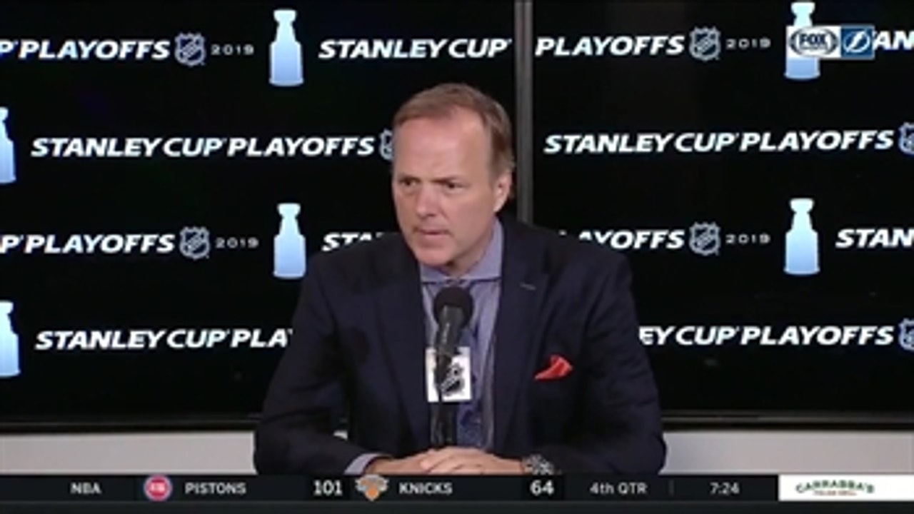 Jon Cooper reflects on key moments in loss to Blue Jackets