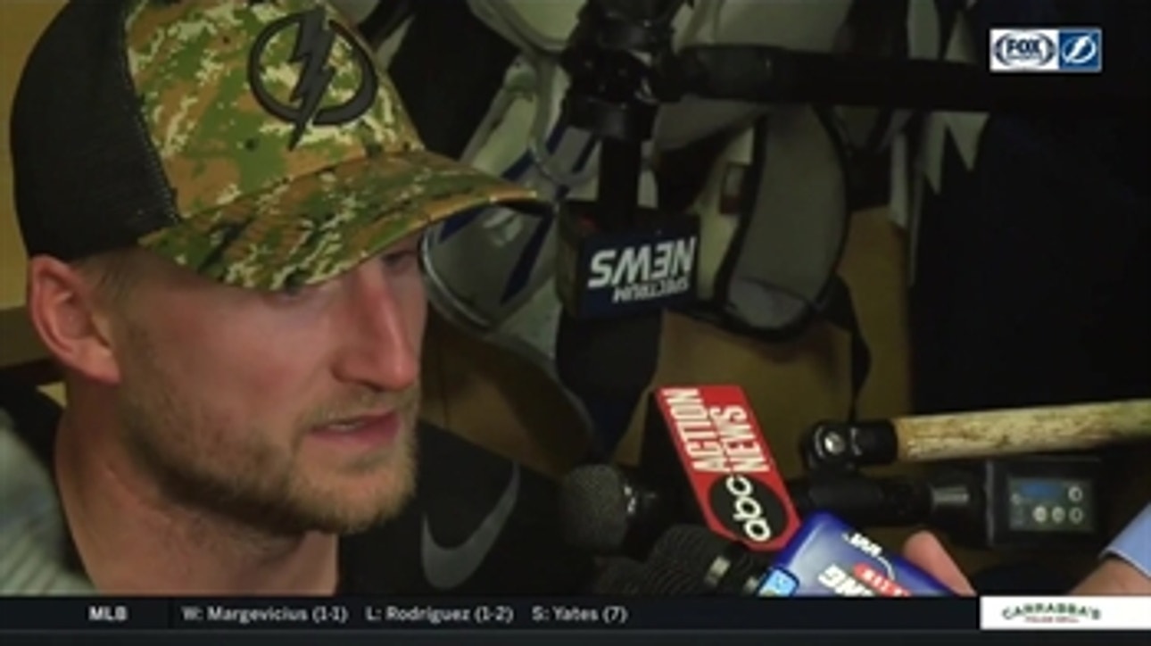 Steven Stamkos on loss to Blue Jackets: 'if anything, we learned a lesson tonight'