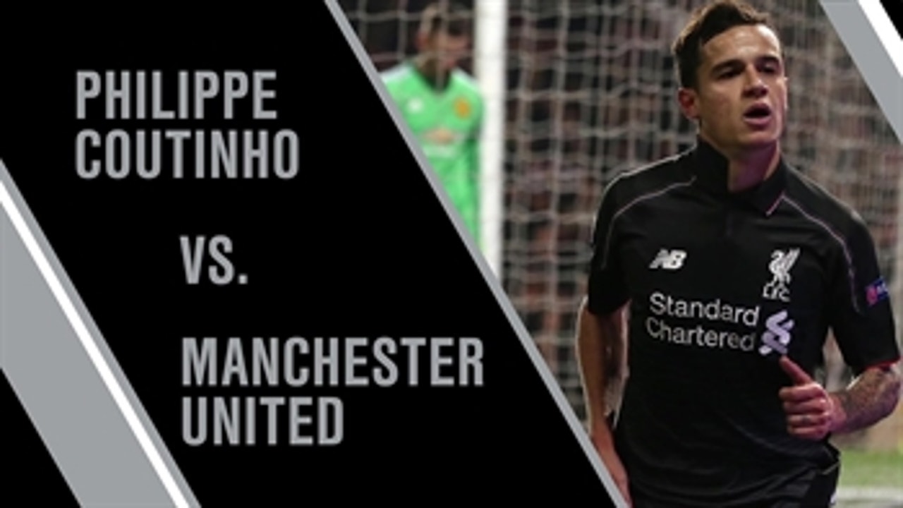 Coutinho vs. Manchester United: All Touches ' 2015-16 UEFA Europa League Highlights