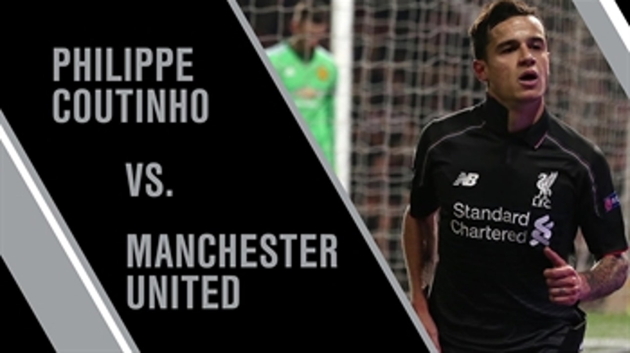 Coutinho vs. Manchester United: All Touches ' 2015-16 UEFA Europa League Highlights